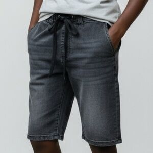 Black faded denim shorts sz XS/S